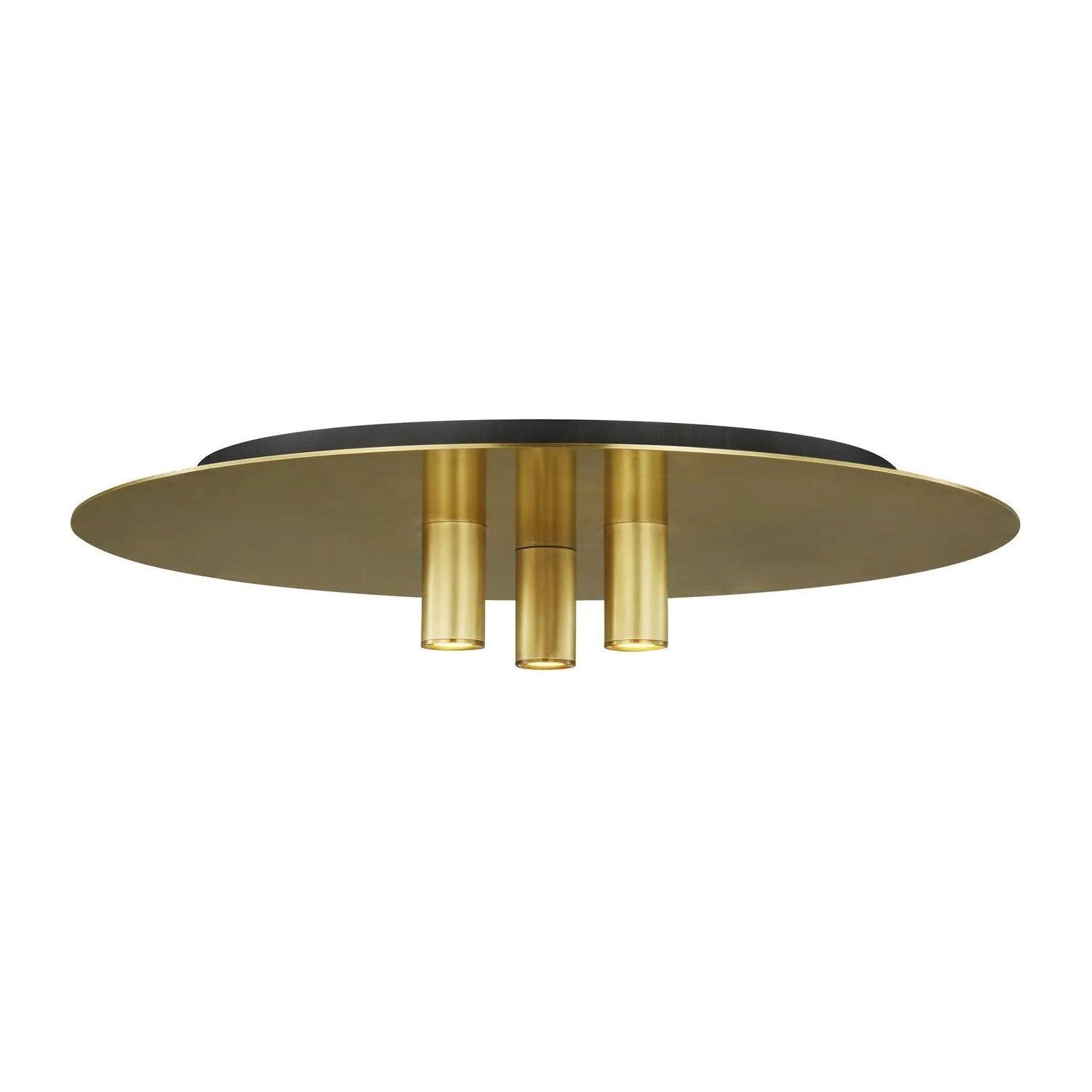Visual Comfort Modern Collection - Ponte LED Flush Mount - 700FMPNT16NB-LED930-277 - Canada Light Shop