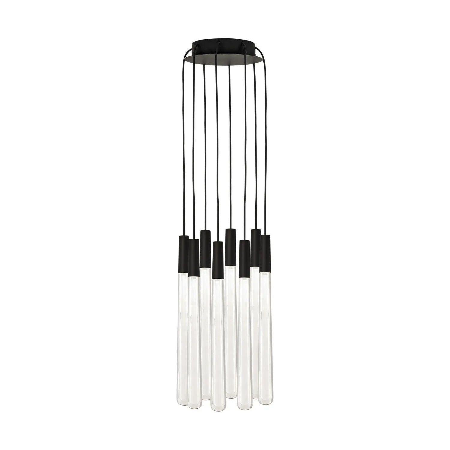 Visual Comfort Modern Collection - Pylon Crystal LED Multi-Light Pendant - 700TRSPPYLC8RB-LED930 - Canada Light Shop