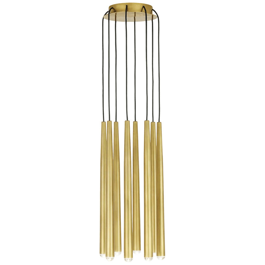 Visual Comfort Modern Collection - Pylon LED Multi-Light Pendant - 700TRSPPYL8RNB-LED930 - Canada Light Shop