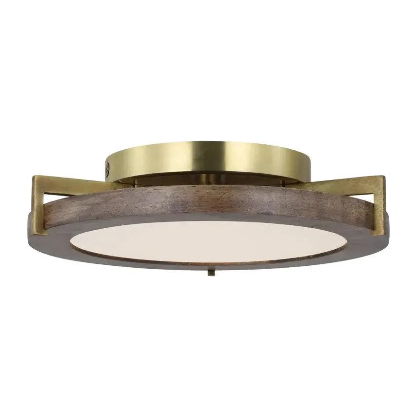 Visual Comfort Modern Collection - Shuffle Flush Mount - CDFM17427WONB - Canada Light Shop