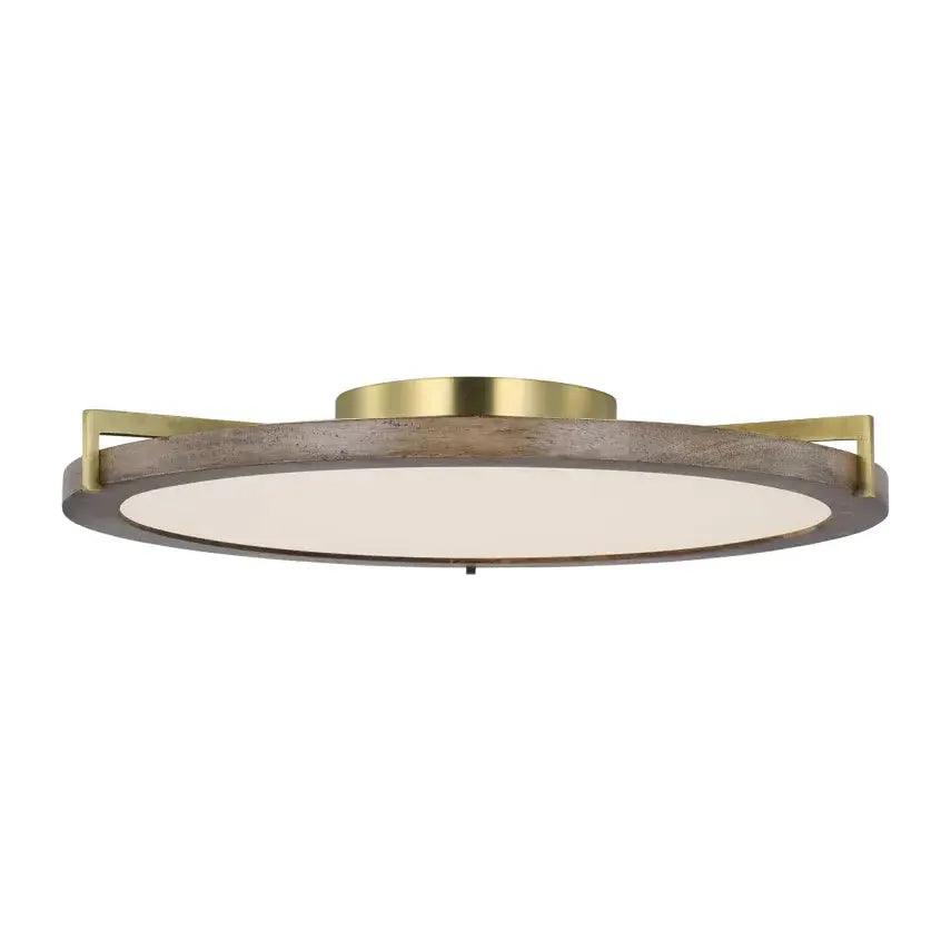 Visual Comfort Modern Collection - Shuffle Flush Mount - CDFM17527WONB - Canada Light Shop