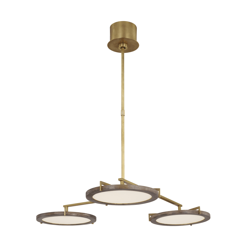 Visual Comfort Modern Collection - Shuffle Medium Chandelier - CDCH17227WONB - Canada Light Shop