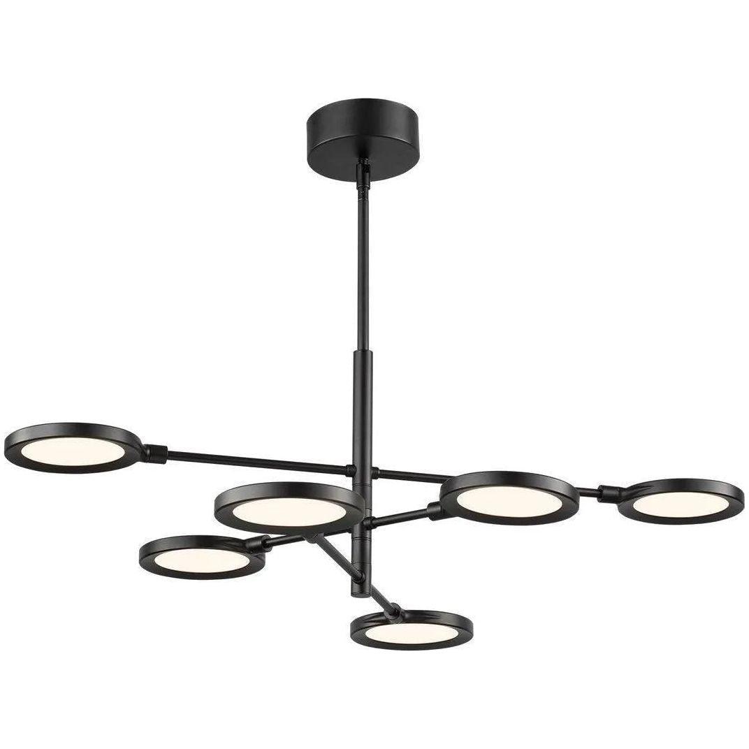Visual Comfort Modern Collection - Spectica 6 LED Chandelier - 700SPCTB-LED930 - Canada Light Shop