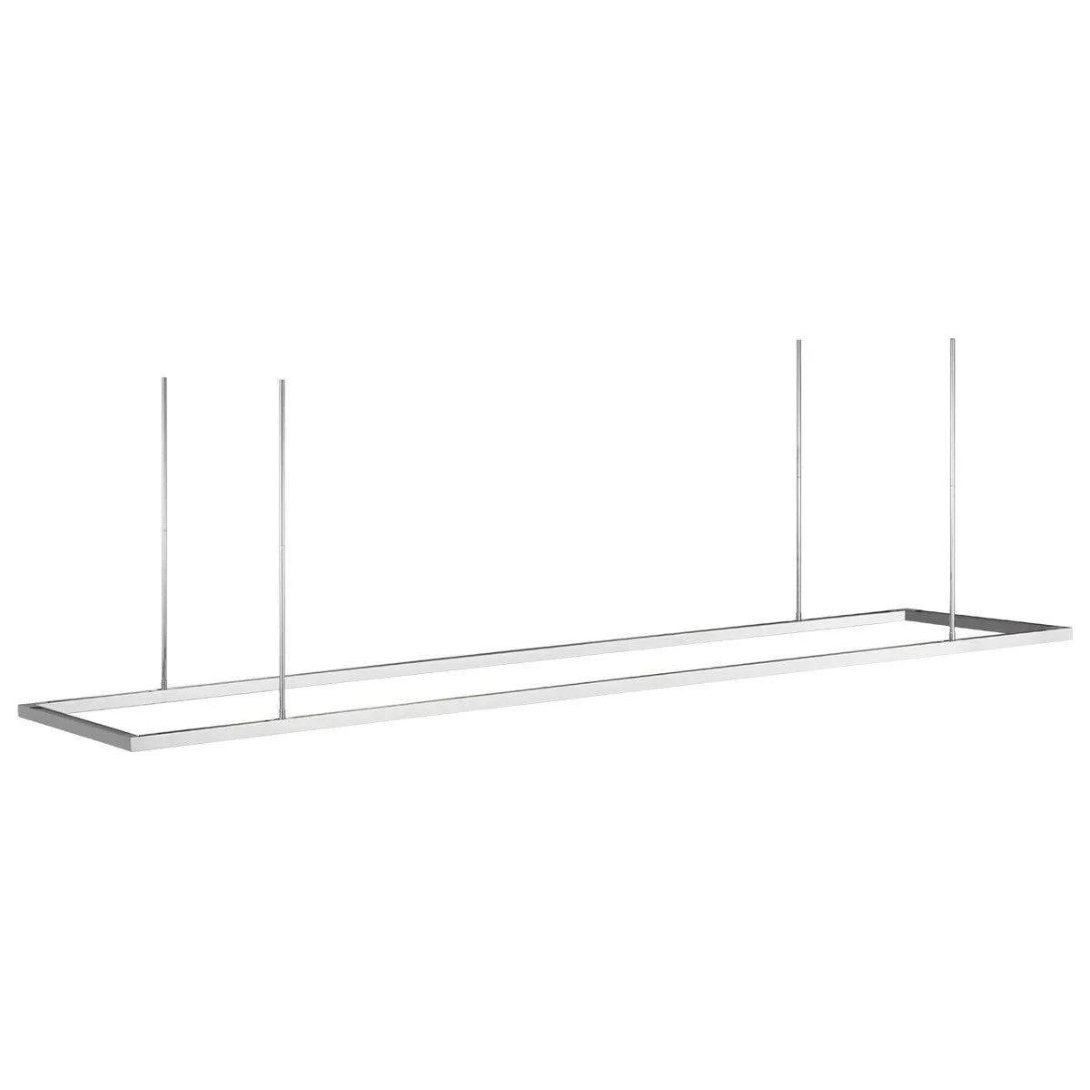 Visual Comfort Modern Collection - Stagger Halo LED Linear Suspension - 700LSSTG84PSS-LED927 - Canada Light Shop