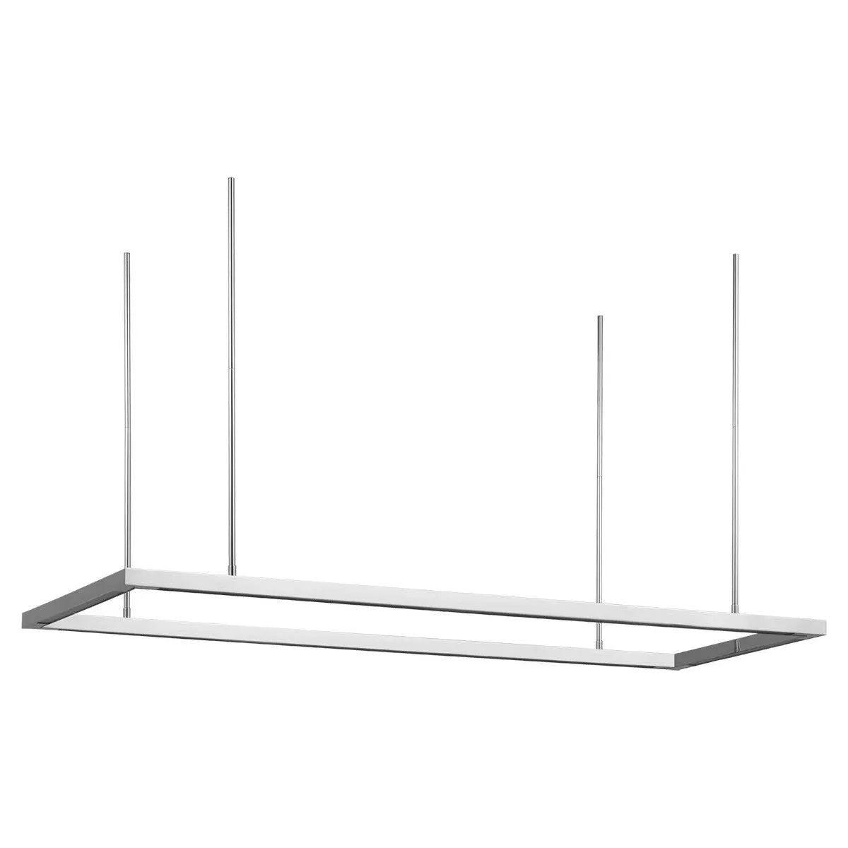 Visual Comfort Modern Collection - Stagger Halo Uplight LED Linear Suspension - MDLS18727PSS - Canada Light Shop