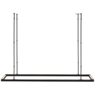 Visual Comfort Modern Collection - Stagger Halo Uplight Linear Suspension - MDLS18727B - Canada Light Shop