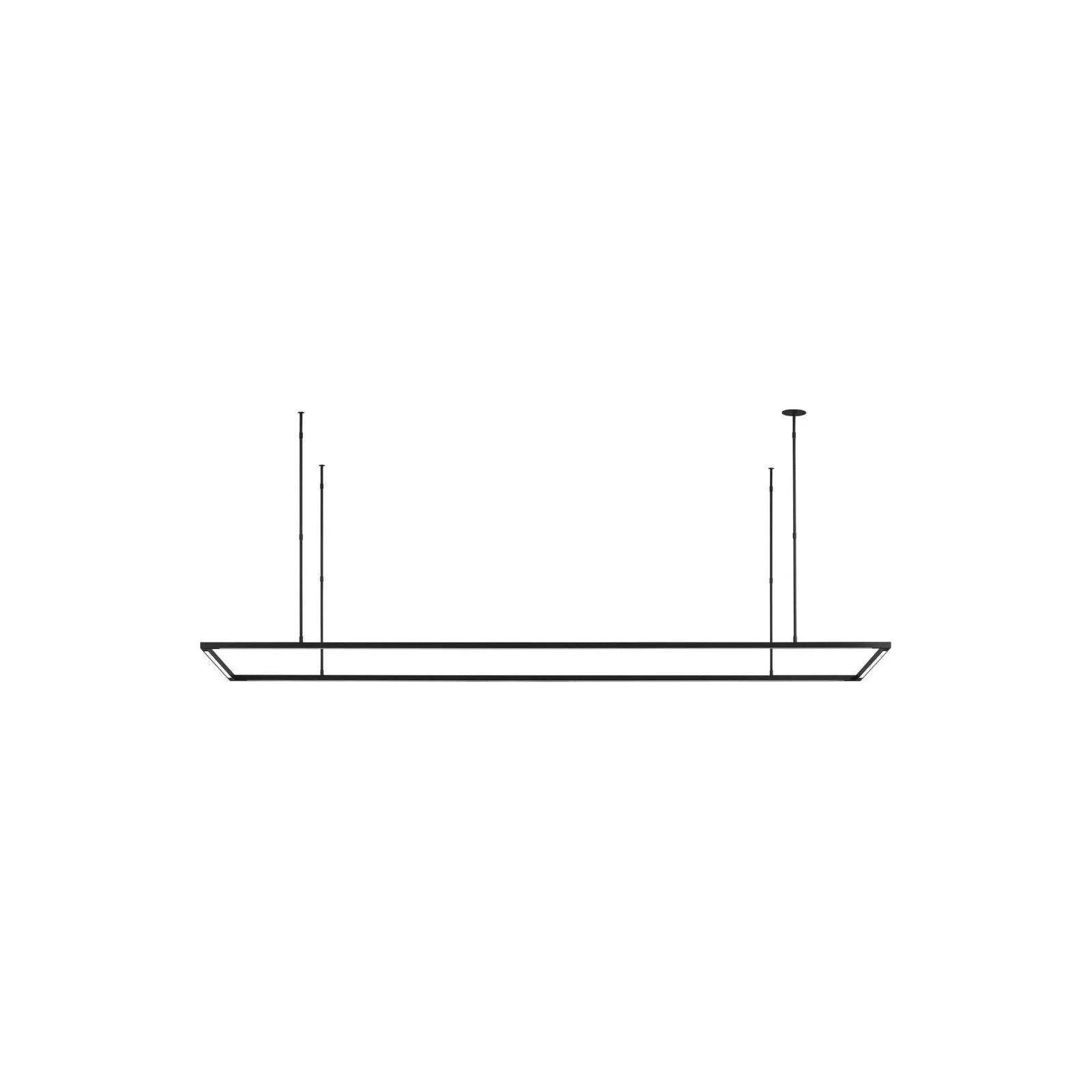 Visual Comfort Modern Collection - Stagger Rectangular LED Linear Suspension - 700LSSTG84B-LED927 - Canada Light Shop