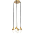 Visual Comfort Modern Collection - Turret LED Chandelier - 700TRSPTRT4RNB-LED930 - Canada Light Shop