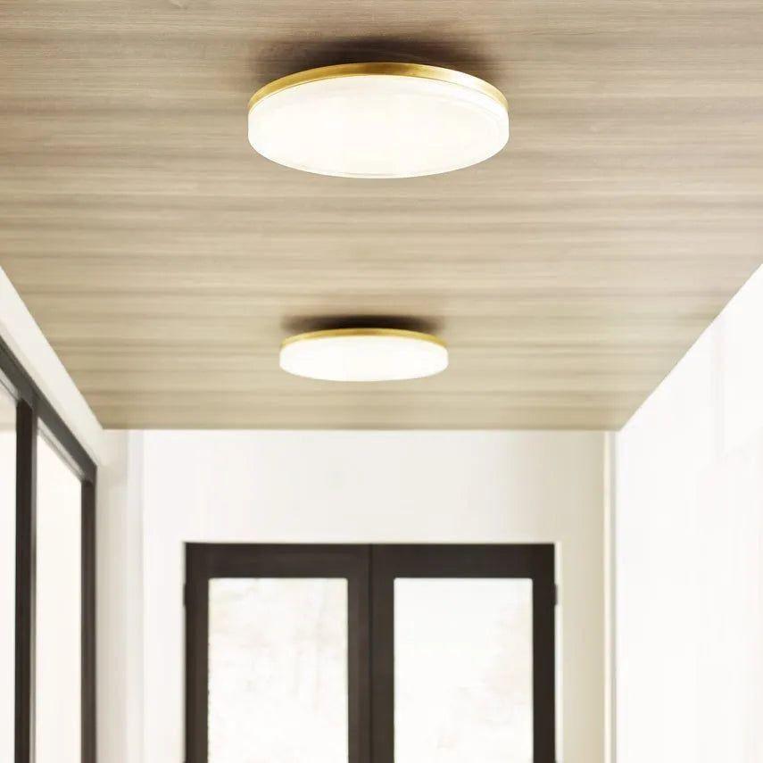 Visual Comfort Modern Collection - Wyatt LED Flush Mount - 700FMWYT16B-LED930 - Canada Light Shop
