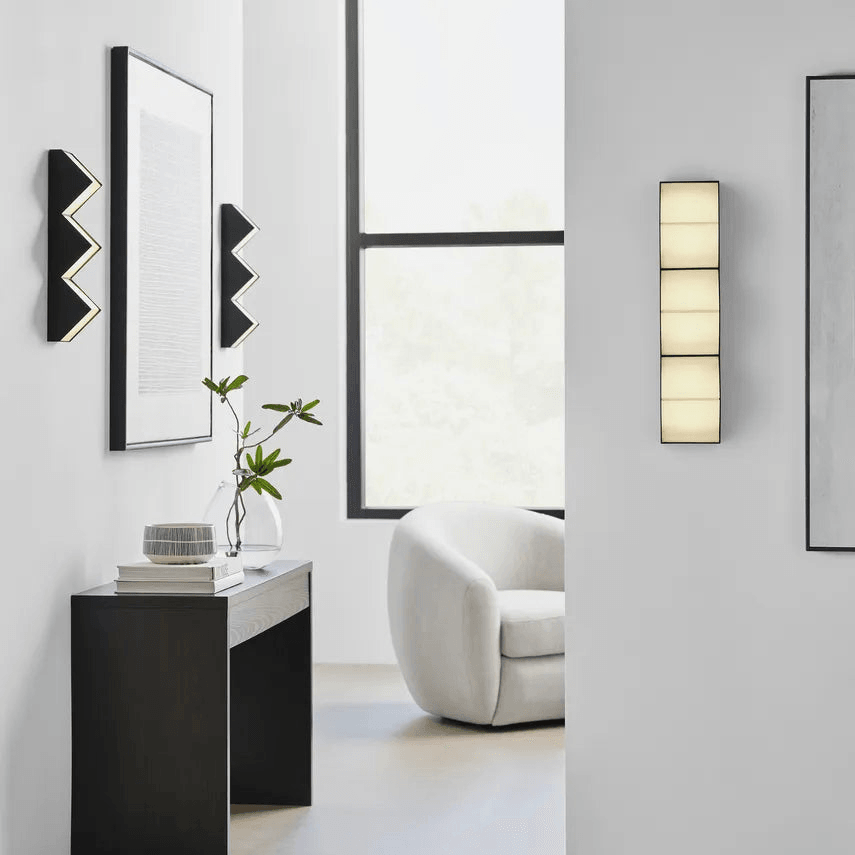 Visual Comfort Modern Collection - Zig Zag LED Wall Sconce - CDWS11127WB - Canada Light Shop