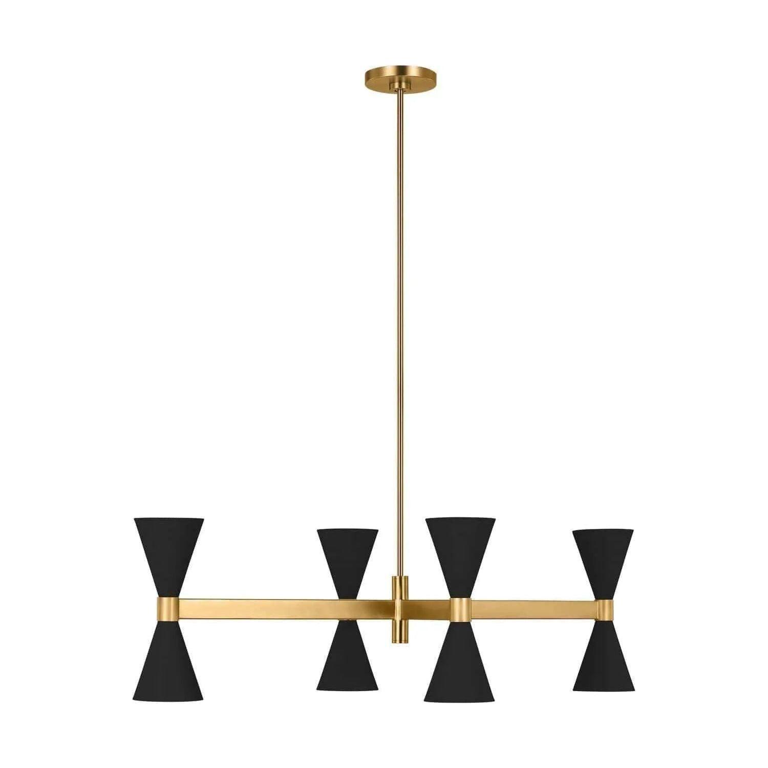 Visual Comfort Studio Collection - Albertine Linear Chandelier - AEC1068MBK - Canada Light Shop