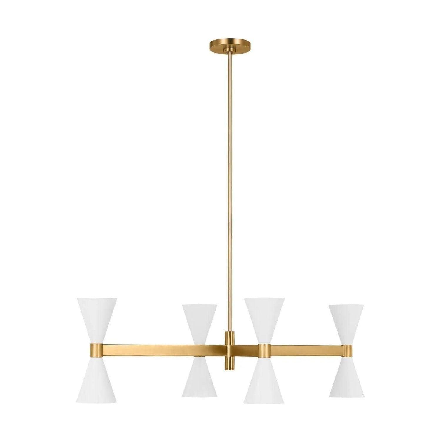 Visual Comfort Studio Collection - Albertine Linear Chandelier - AEC1068MWT - Canada Light Shop