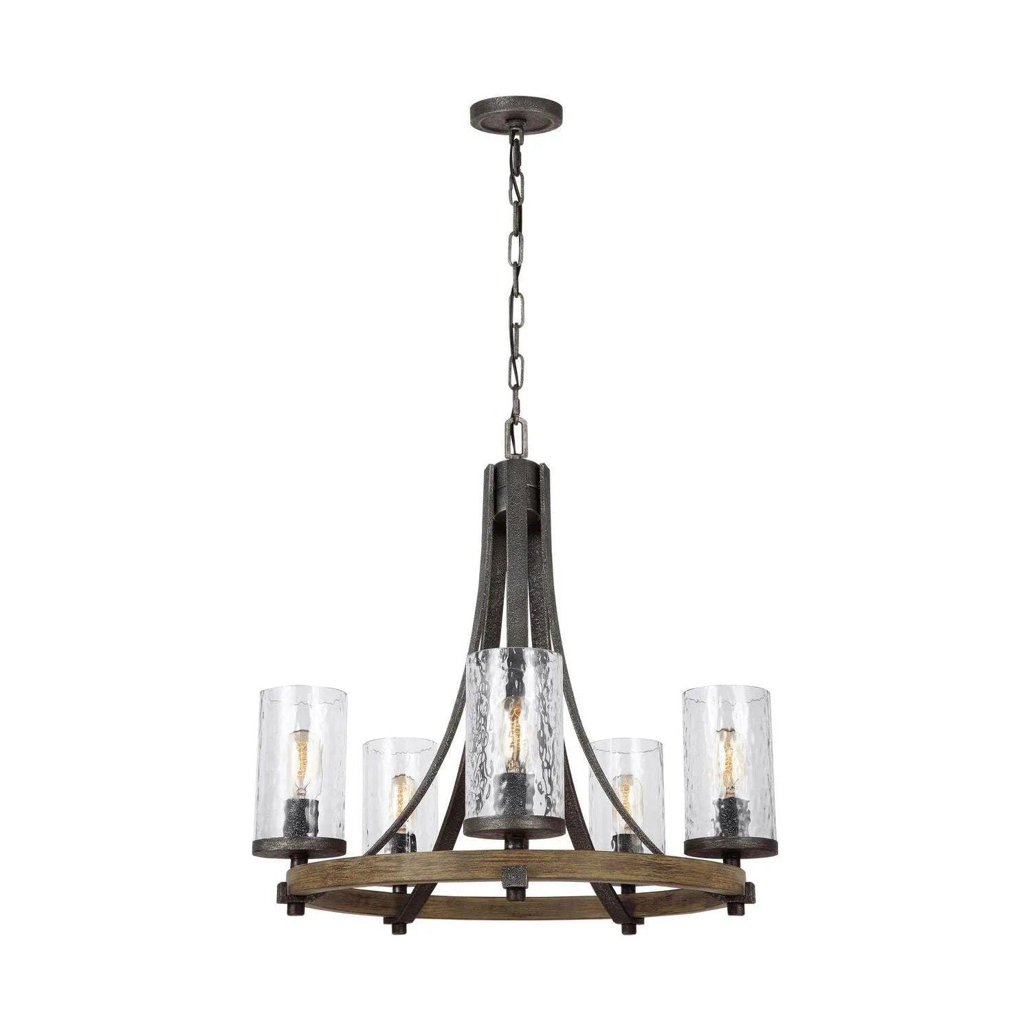 Visual Comfort Studio Collection - Angelo Chandelier - F3133/5DWK/SGM - Canada Light Shop