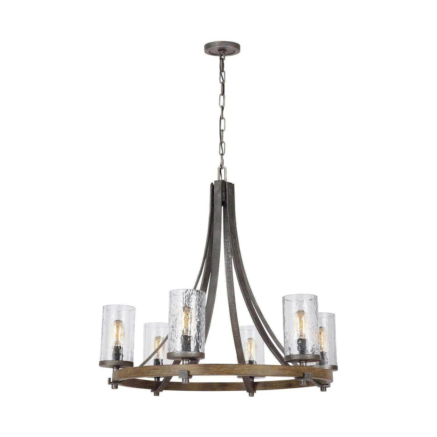 Visual Comfort Studio Collection - Angelo Chandelier - F3134/6DWK/SGM - Canada Light Shop