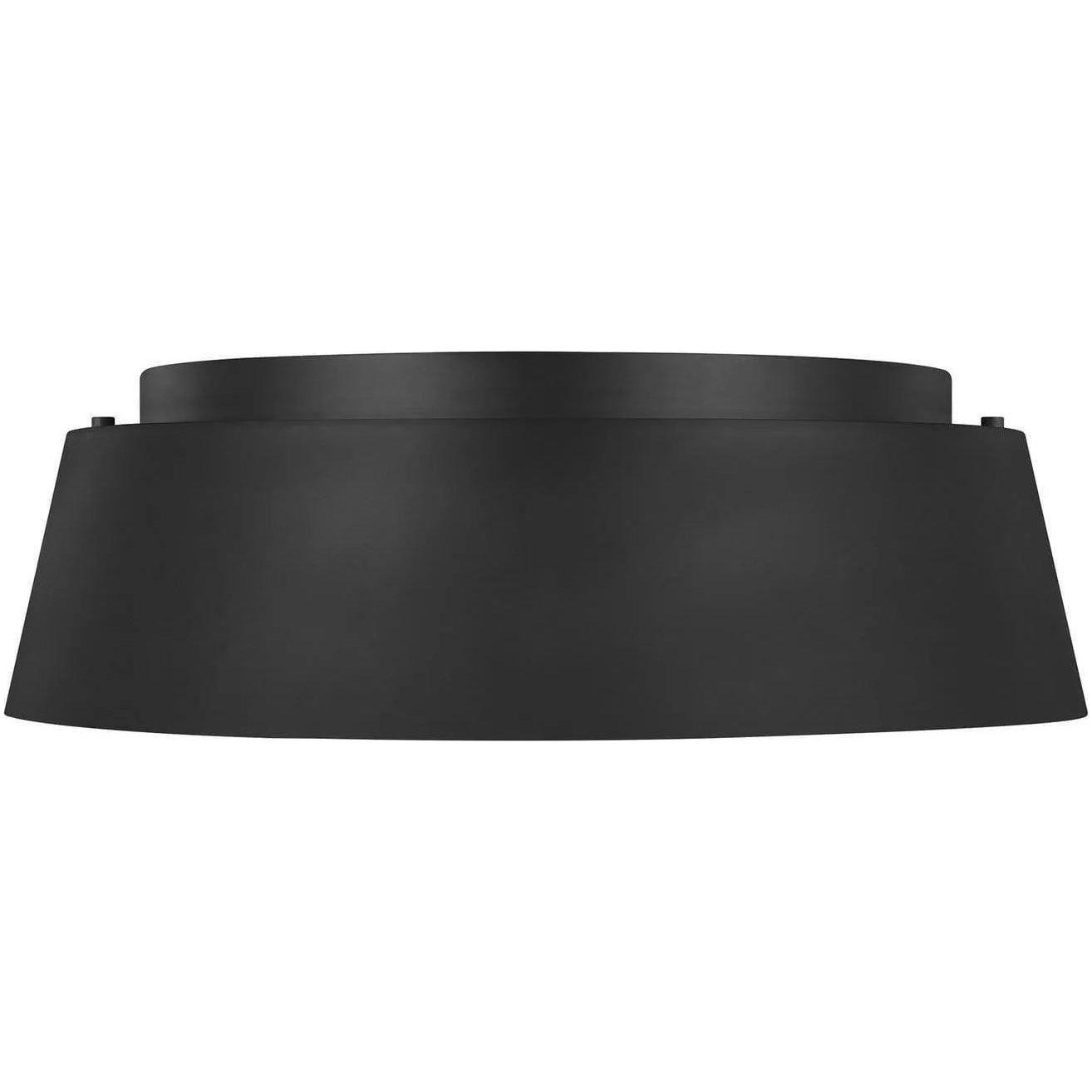 Visual Comfort Studio Collection - Asher Flush Mount - EF1005MBK - Canada Light Shop