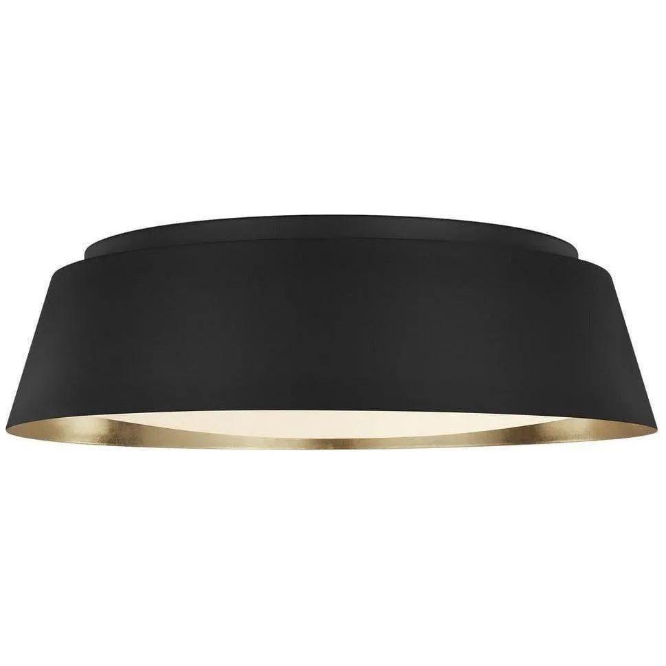 Visual Comfort Studio Collection - Asher Flush Mount - EF1005MBK - Canada Light Shop