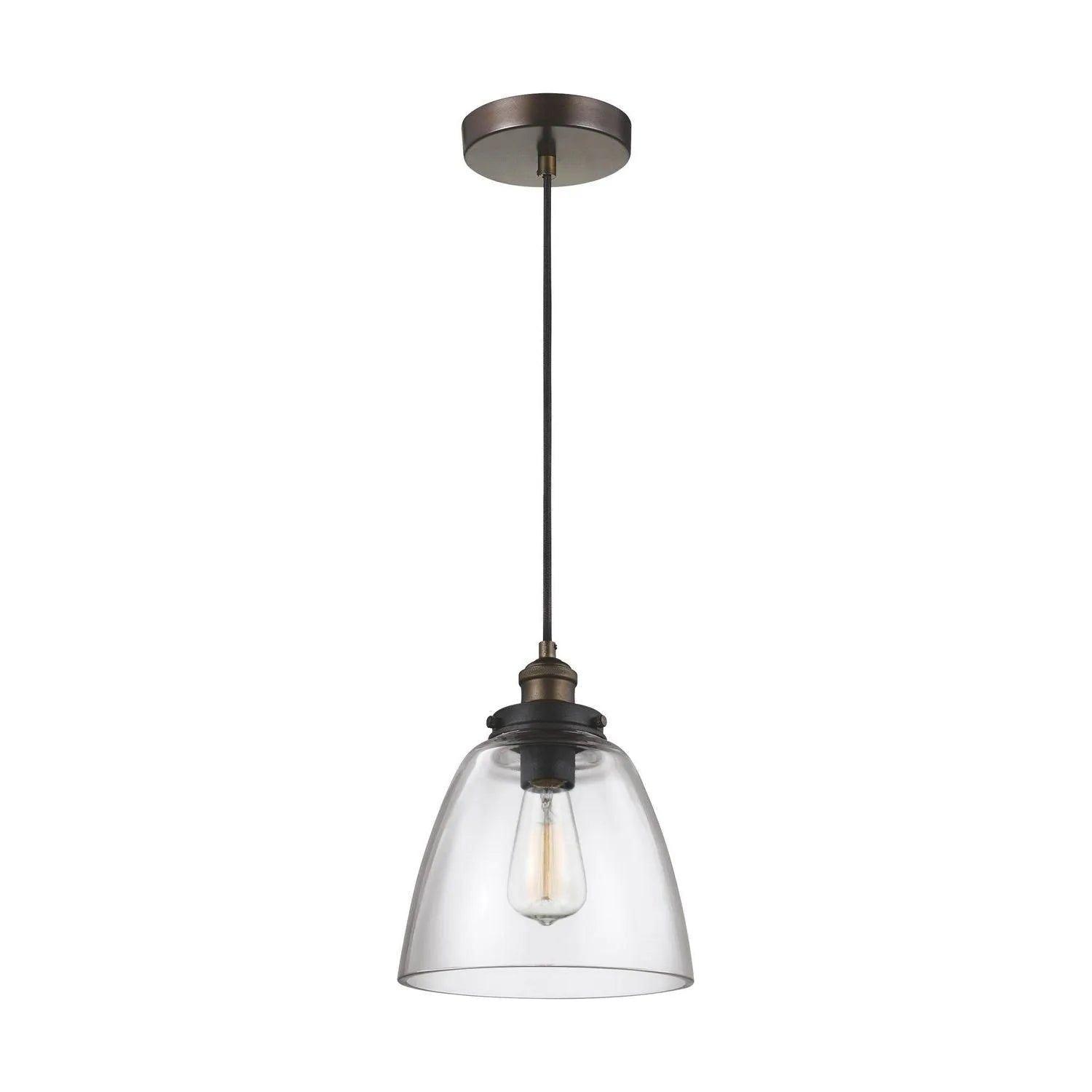 Visual Comfort Studio Collection - Baskin Pendant P1349 - P1349PAGB/DWZ - Canada Light Shop