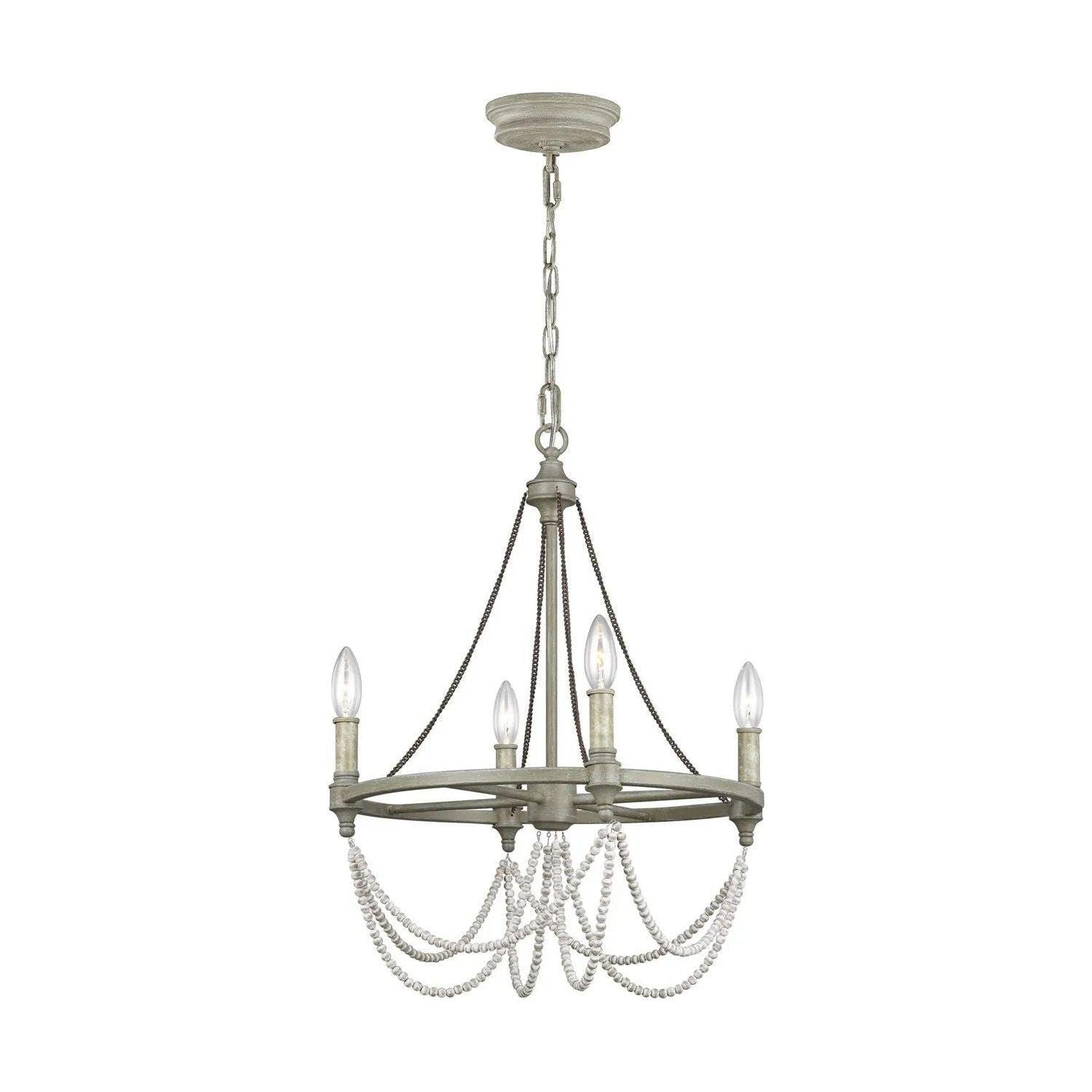 Visual Comfort Studio Collection - Beverly Chandelier - F3331/4FWO/DWW - Canada Light Shop