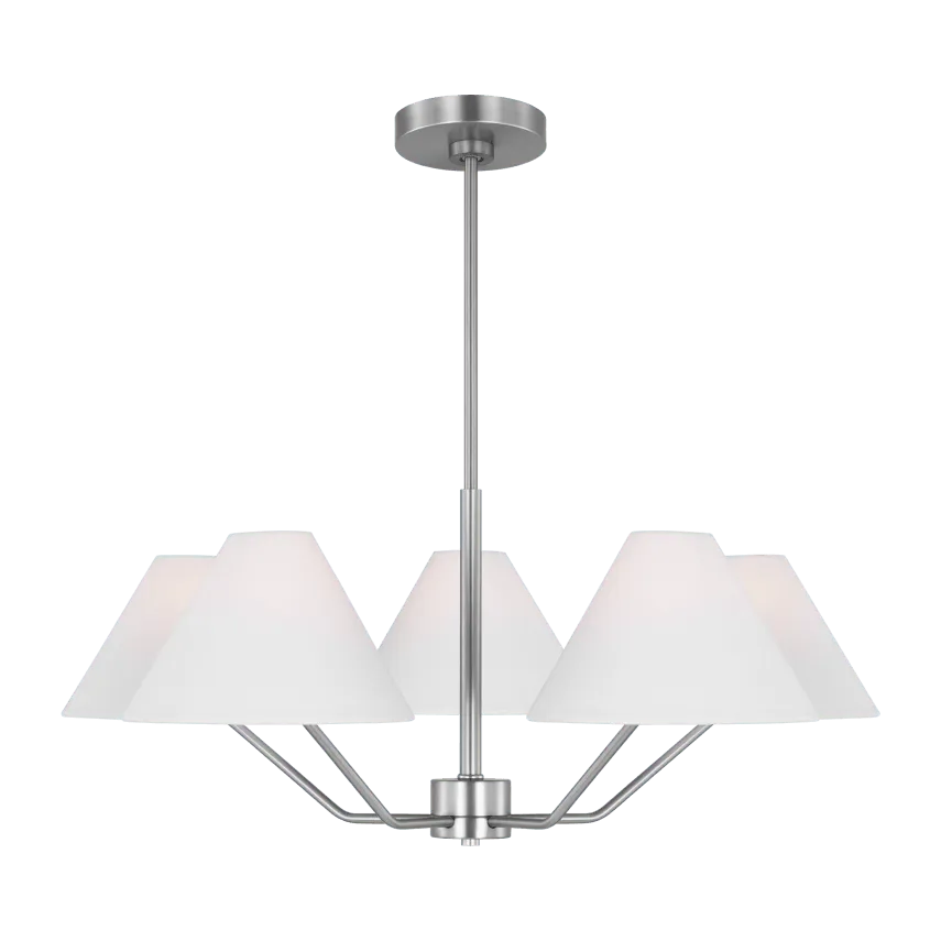 Visual Comfort Studio Collection - Burke Chandelier - DJC1005BS - Canada Light Shop