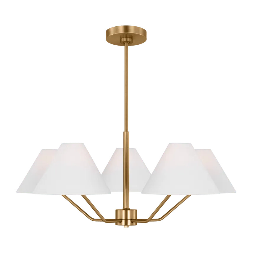 Visual Comfort Studio Collection - Burke Chandelier - DJC1005SB - Canada Light Shop