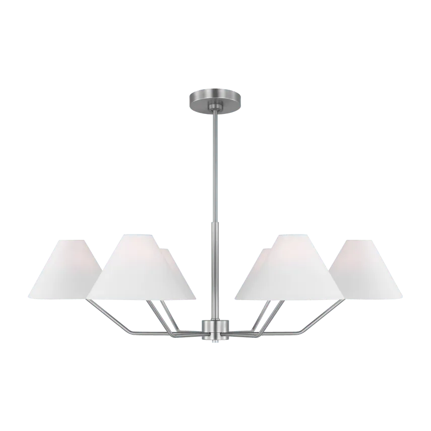 Visual Comfort Studio Collection - Burke Chandelier - DJC1016BS - Canada Light Shop