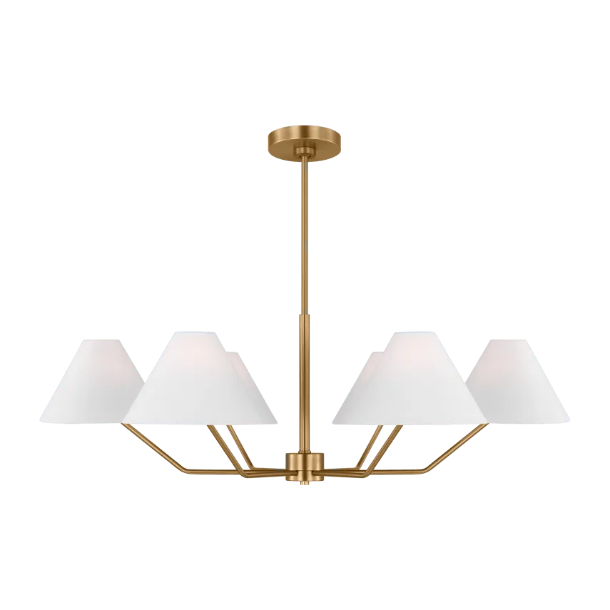 Visual Comfort Studio Collection - Burke Chandelier - DJC1016SB - Canada Light Shop