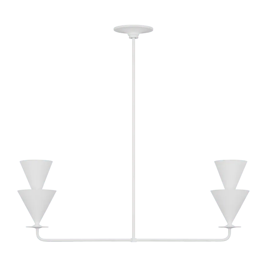 Visual Comfort Studio Collection - Cornet Linear Chandelier - LXC1092CPST - Canada Light Shop