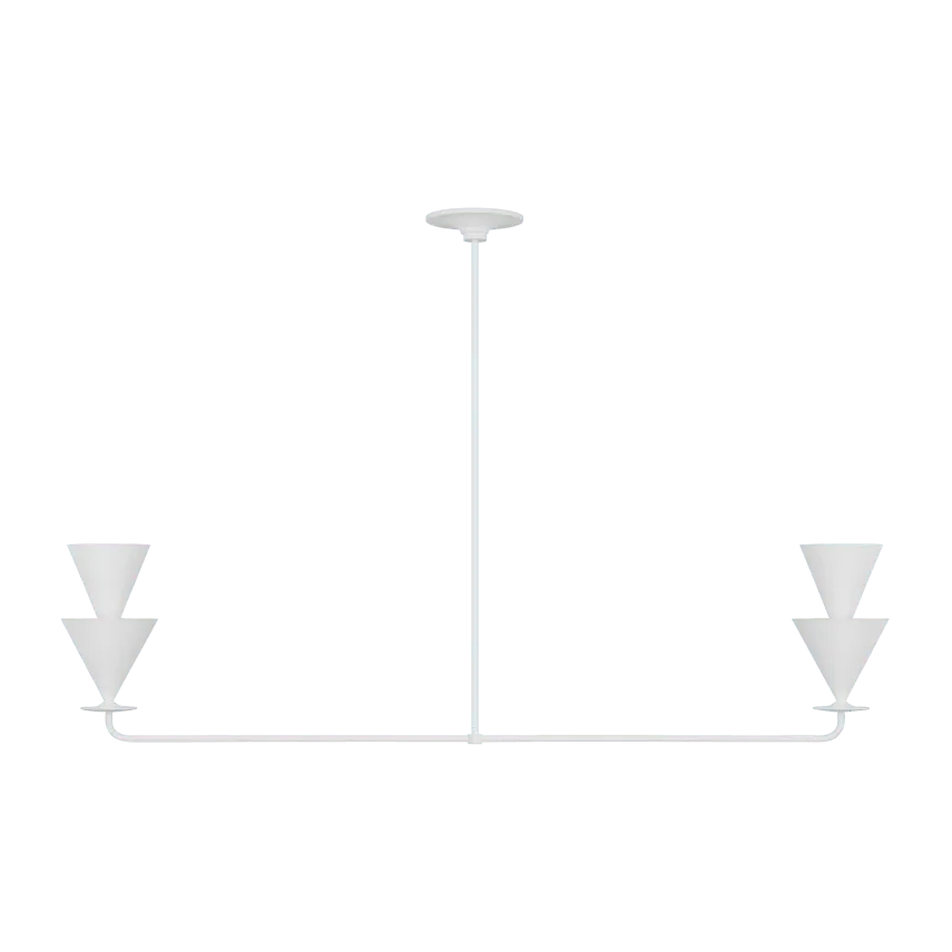 Visual Comfort Studio Collection - Cornet Linear Chandelier - LXC1102CPST - Canada Light Shop