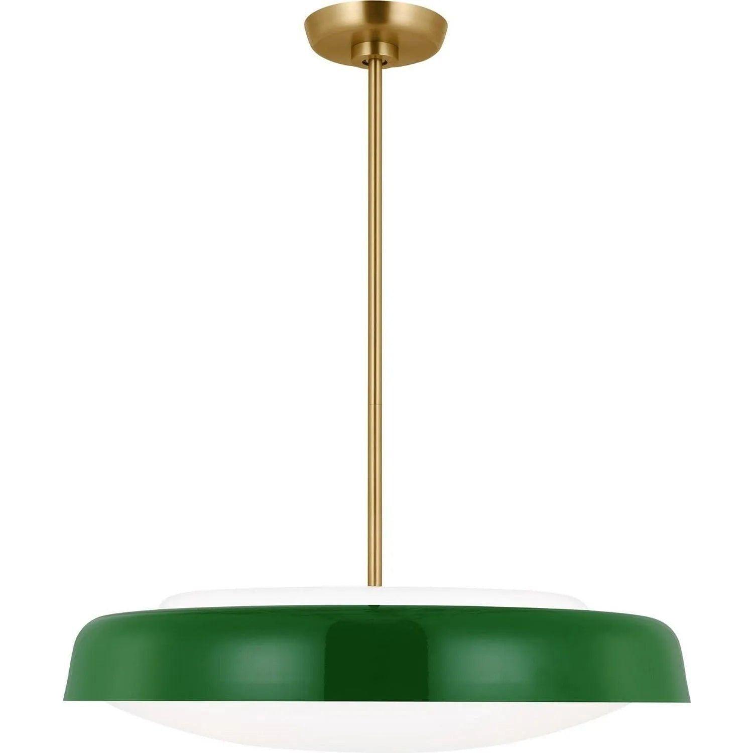 Visual Comfort Studio Collection - Draper Pendant - KSP1133GRN - Canada Light Shop