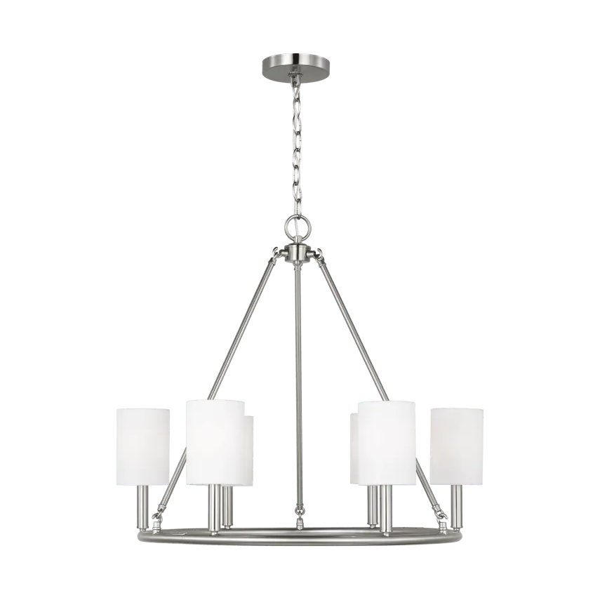 Visual Comfort Studio Collection - Egmont Chandelier - DJC1086BS - Canada Light Shop