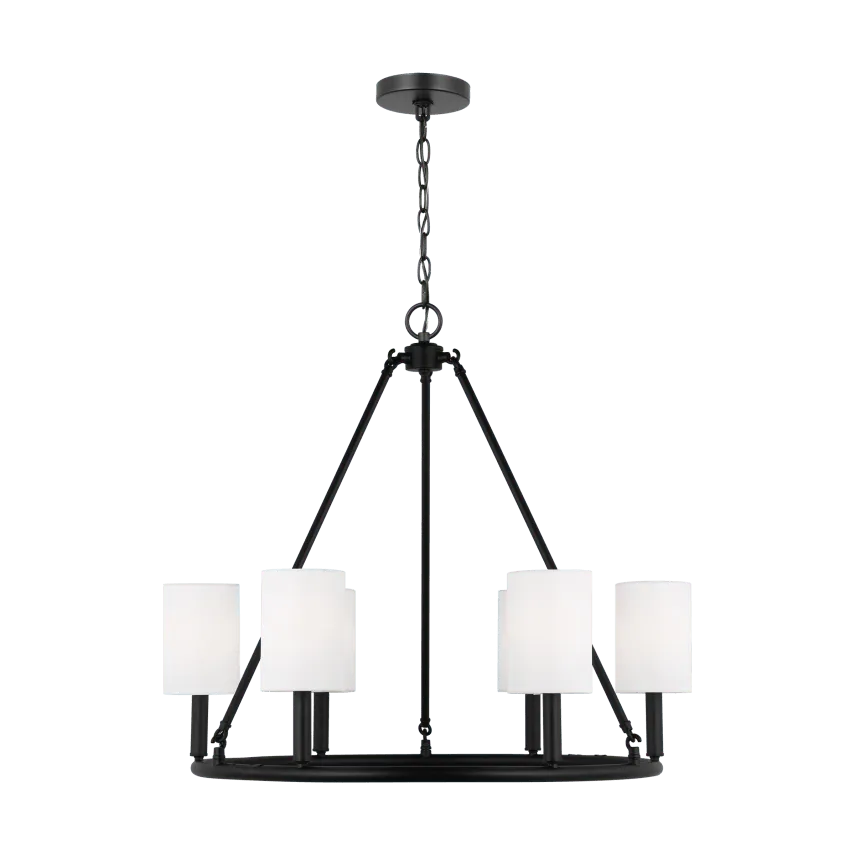 Visual Comfort Studio Collection - Egmont Chandelier - DJC1086MBK - Canada Light Shop