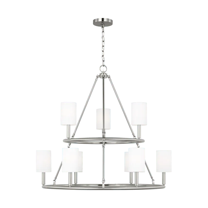 Visual Comfort Studio Collection - Egmont Chandelier - DJC1099BS - Canada Light Shop