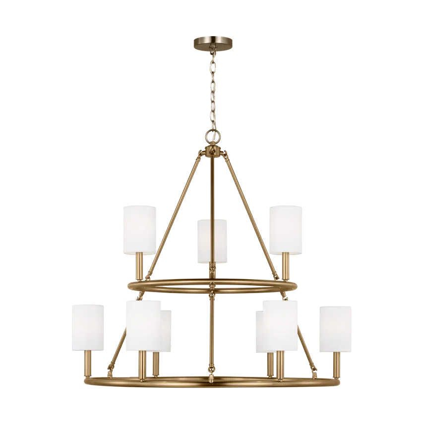 Visual Comfort Studio Collection - Egmont Chandelier - DJC1099SB - Canada Light Shop