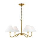Visual Comfort Studio Collection - Eldon Chandelier - DJC1194SB - Canada Light Shop