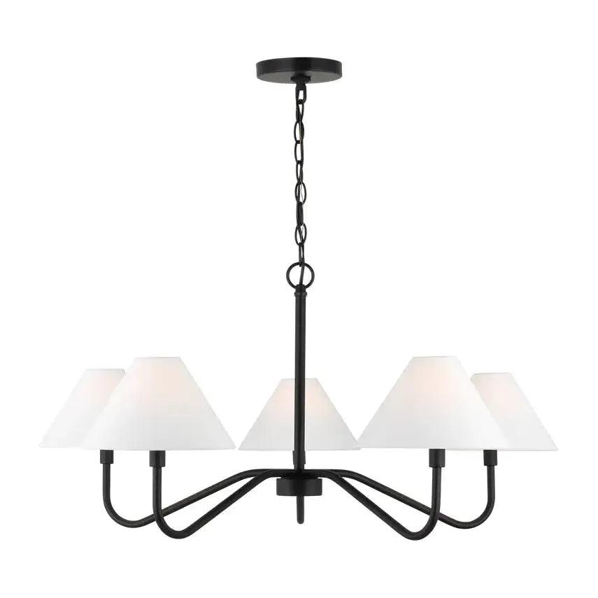 Visual Comfort Studio Collection - Eldon Chandelier - DJC1205MBK - Canada Light Shop
