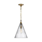Visual Comfort Studio Collection - Elmore Cone Pendant - P1445BBS - Canada Light Shop