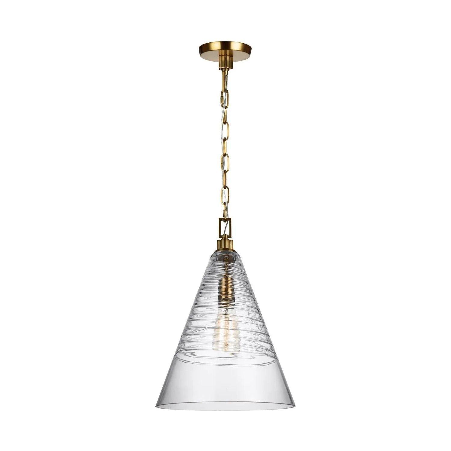 Visual Comfort Studio Collection - Elmore Cone Pendant - P1445BBS - Canada Light Shop