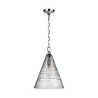 Visual Comfort Studio Collection - Elmore Cone Pendant - P1445CH - Canada Light Shop