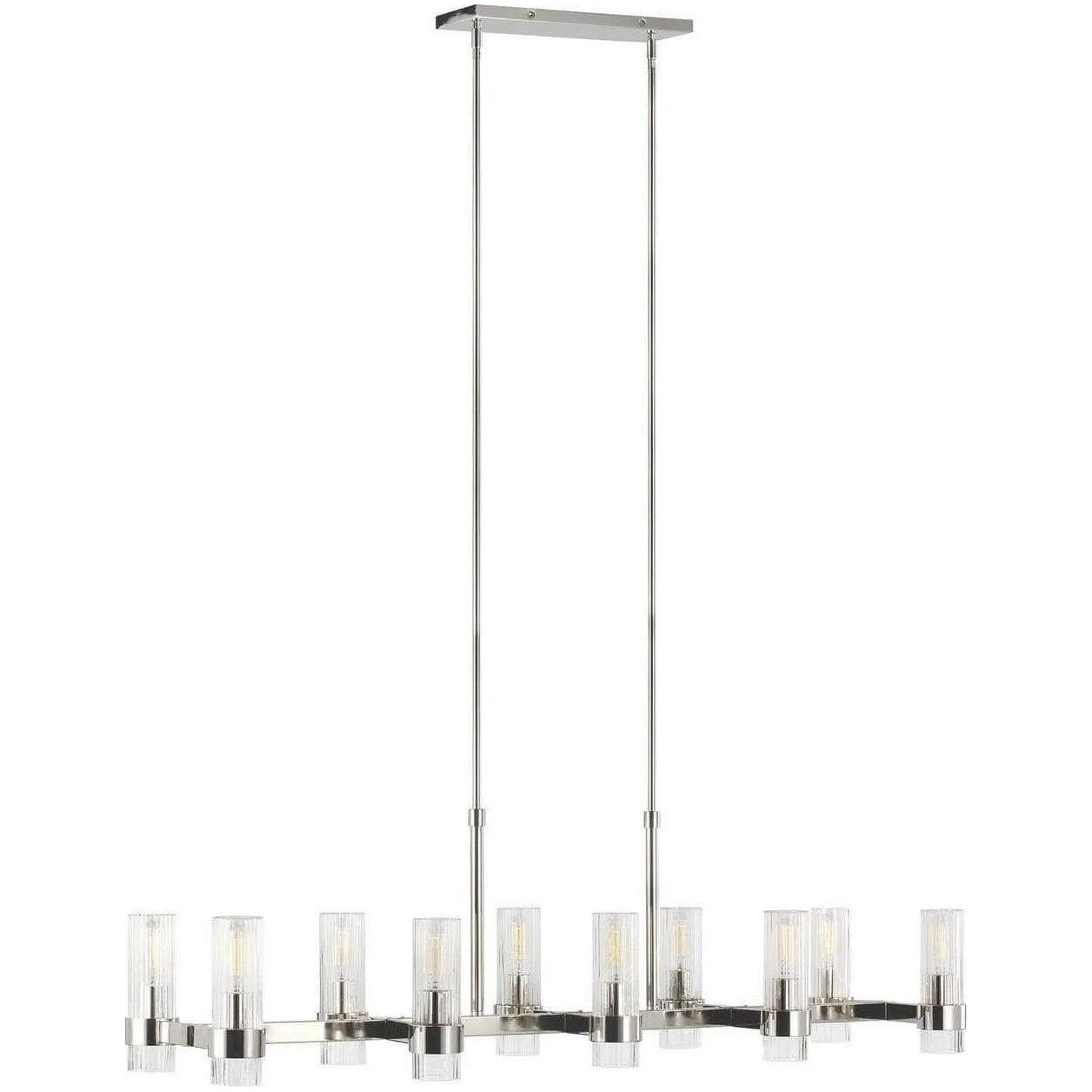Visual Comfort Studio Collection - Geneva Linear Chandelier - CC13810PN - Canada Light Shop