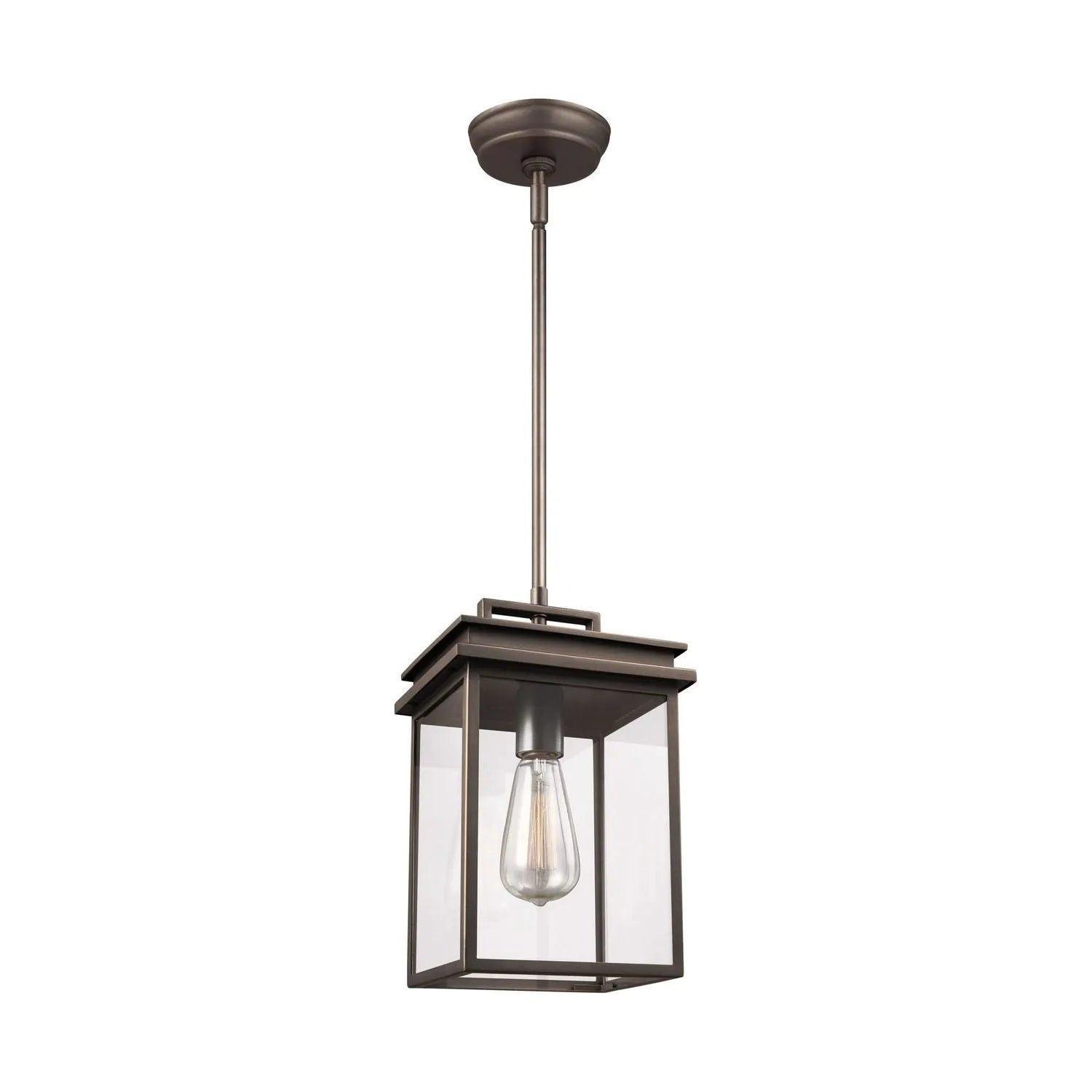 Visual Comfort Studio Collection - Glenview Outdoor Pendant - OL13609ANBZ - Canada Light Shop