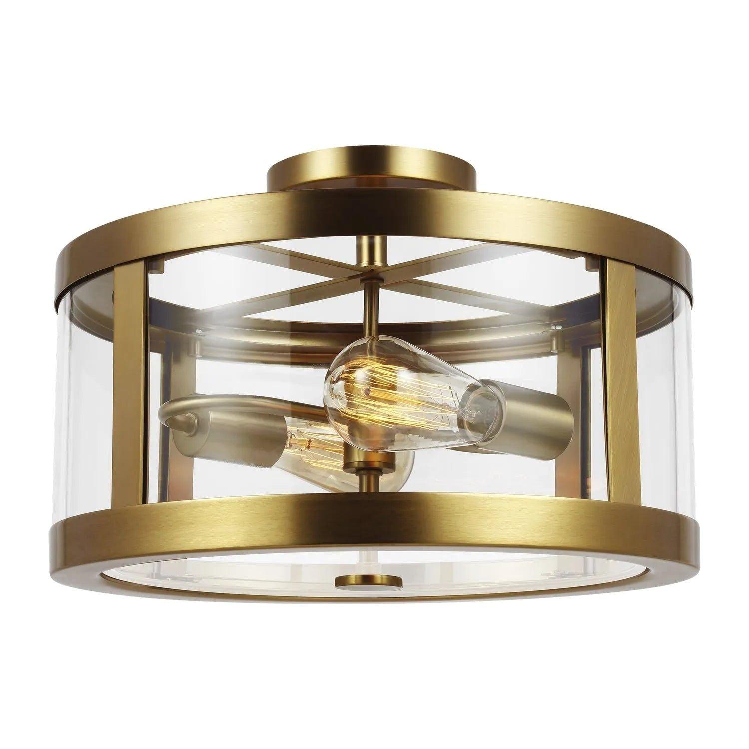 Visual Comfort Studio Collection - Harrow Semi-Flush Mount - SF341BBS - Canada Light Shop