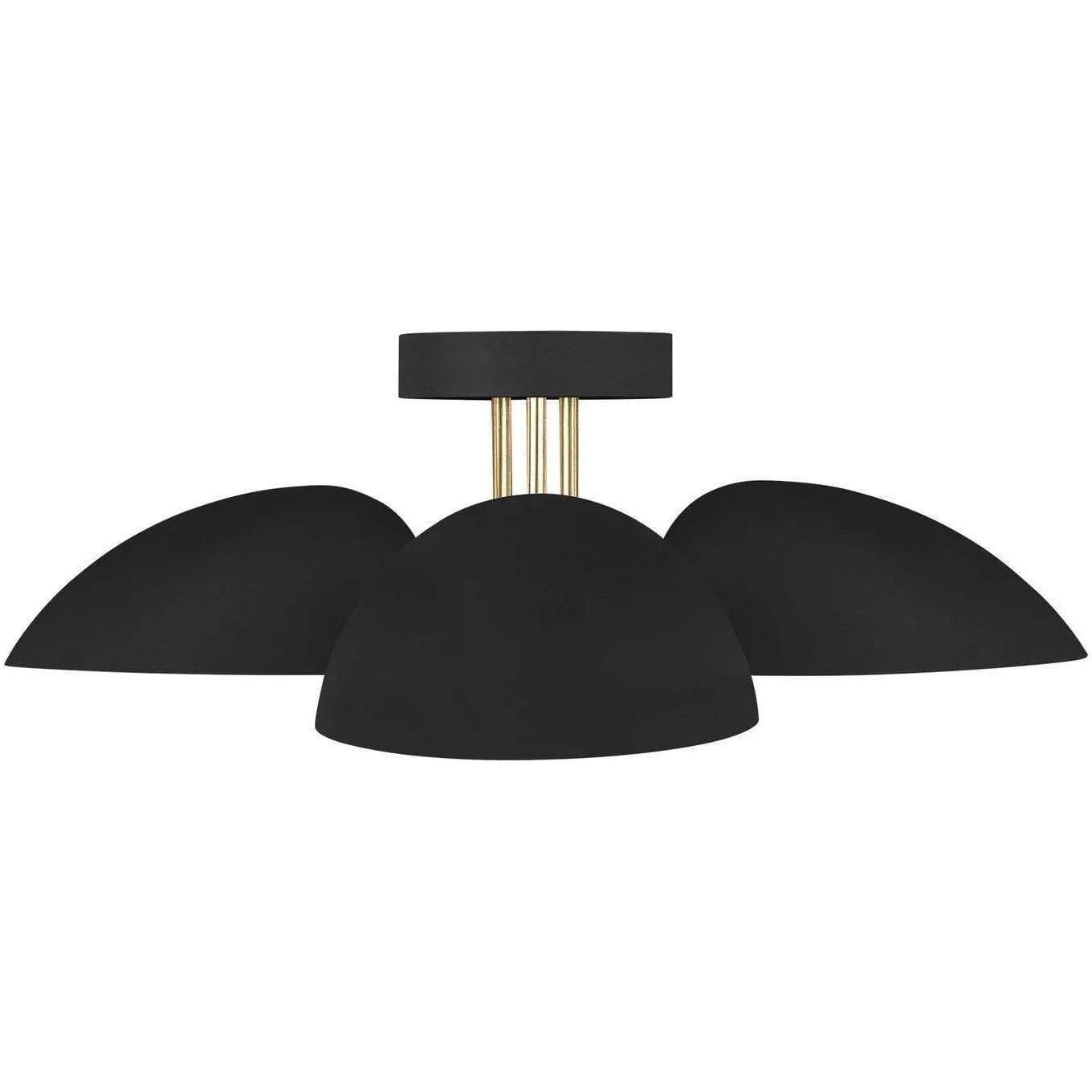 Visual Comfort Studio Collection - Jane Flush Mount - EF1023MBK - Canada Light Shop