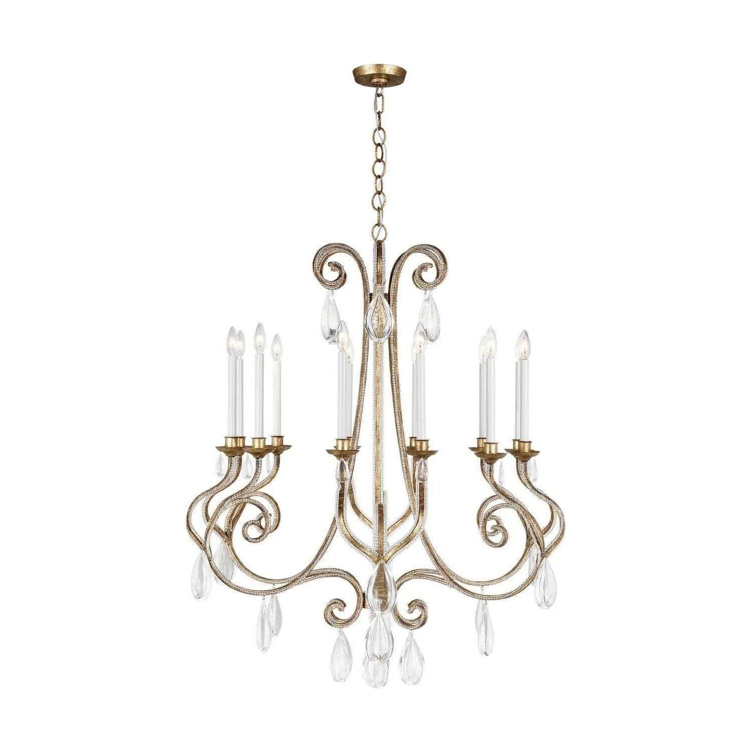 Visual Comfort Studio Collection - Kinsale Chandelier - CC15312ADB - Canada Light Shop
