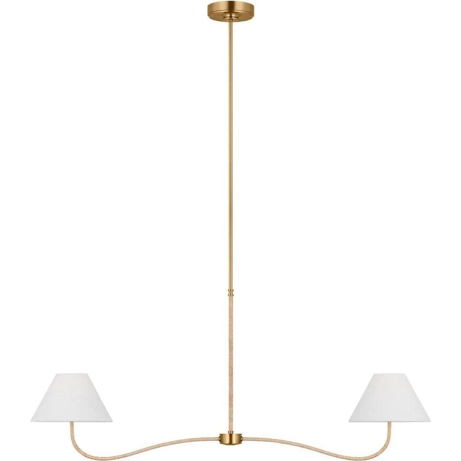 Visual Comfort Studio Collection - Laguna Linear Chandelier - CC1712BBS - Canada Light Shop
