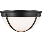 Visual Comfort Studio Collection - Logan Milk Glass Flush Mount - TF1012AI - Canada Light Shop
