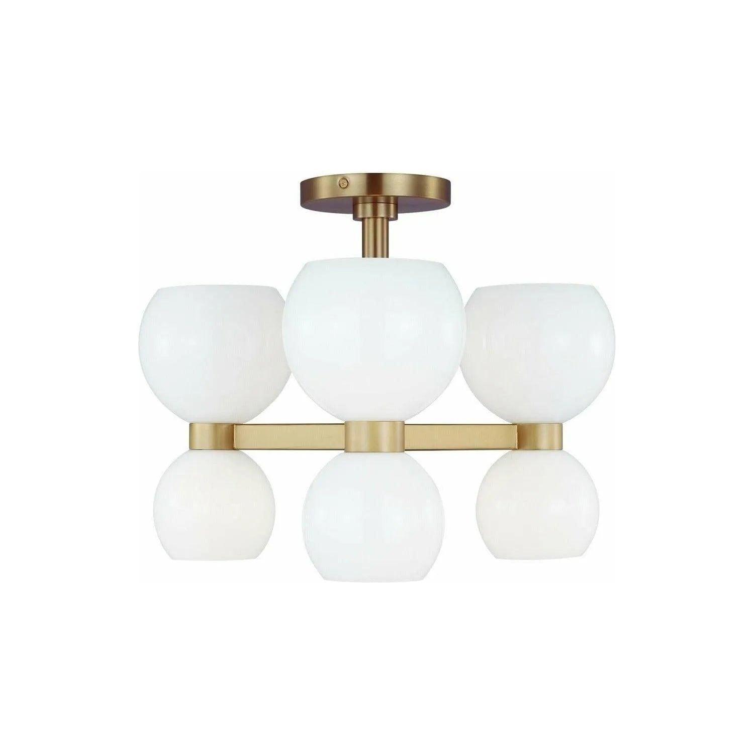 Visual Comfort Studio Collection - Londyn Semi Flush Mount - KSF1036BBSMG - Canada Light Shop