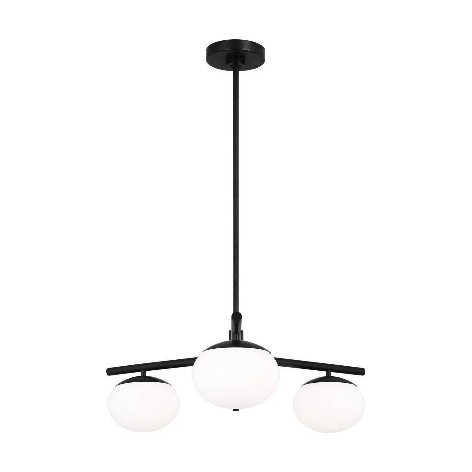 Visual Comfort Studio Collection - Lune Semi Flush Mount - EF1063AI - Canada Light Shop
