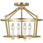 Visual Comfort Studio Collection - Marston Flush Mount - CF1064BBS - Canada Light Shop