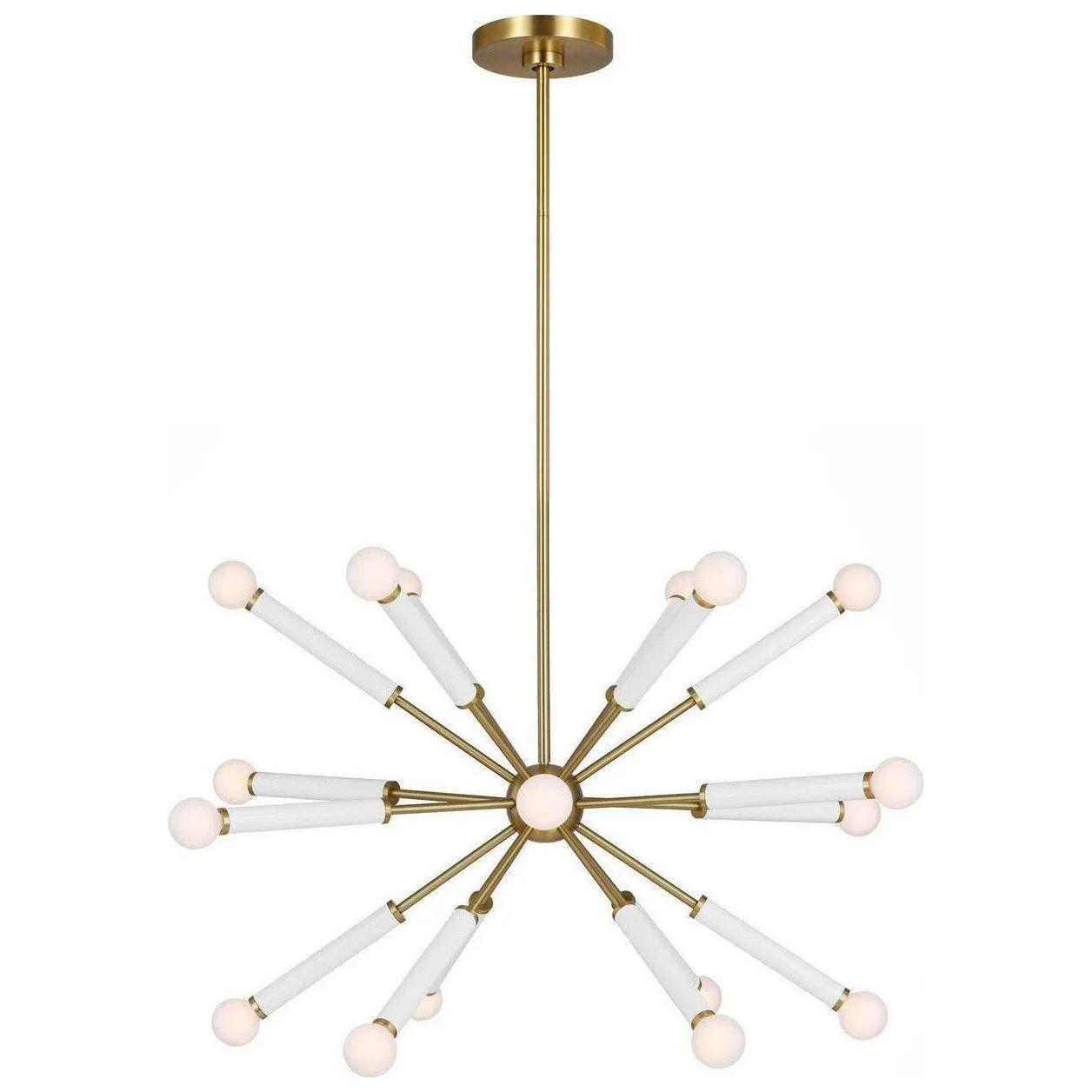 Visual Comfort Studio Collection - Monroe Chandelier - KSC10518BBSGW - Canada Light Shop