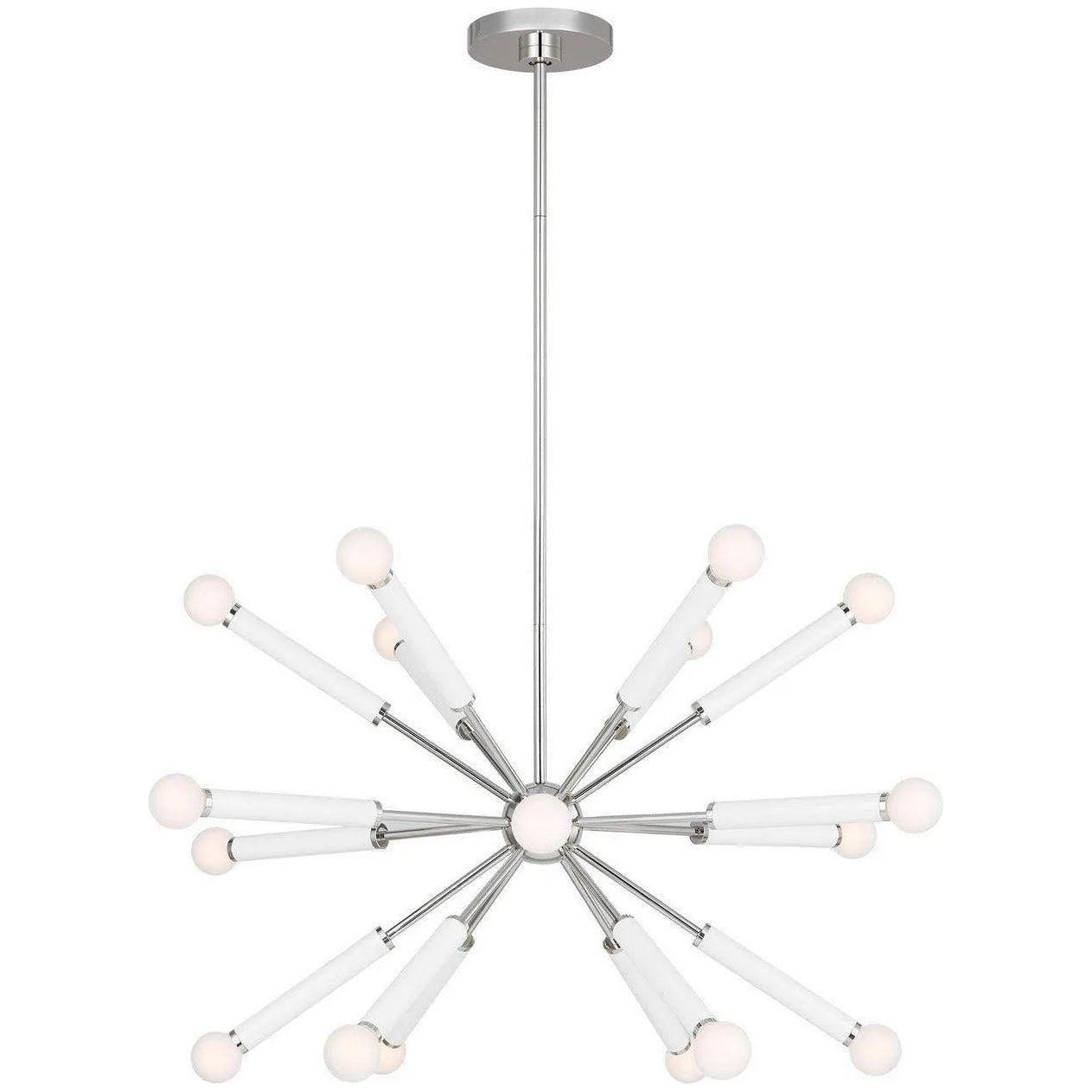 Visual Comfort Studio Collection - Monroe Chandelier - KSC10518PNGW - Canada Light Shop